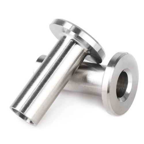 Stainless Steel Cable Railing Protector Sleeves kit flat head rivet bolt